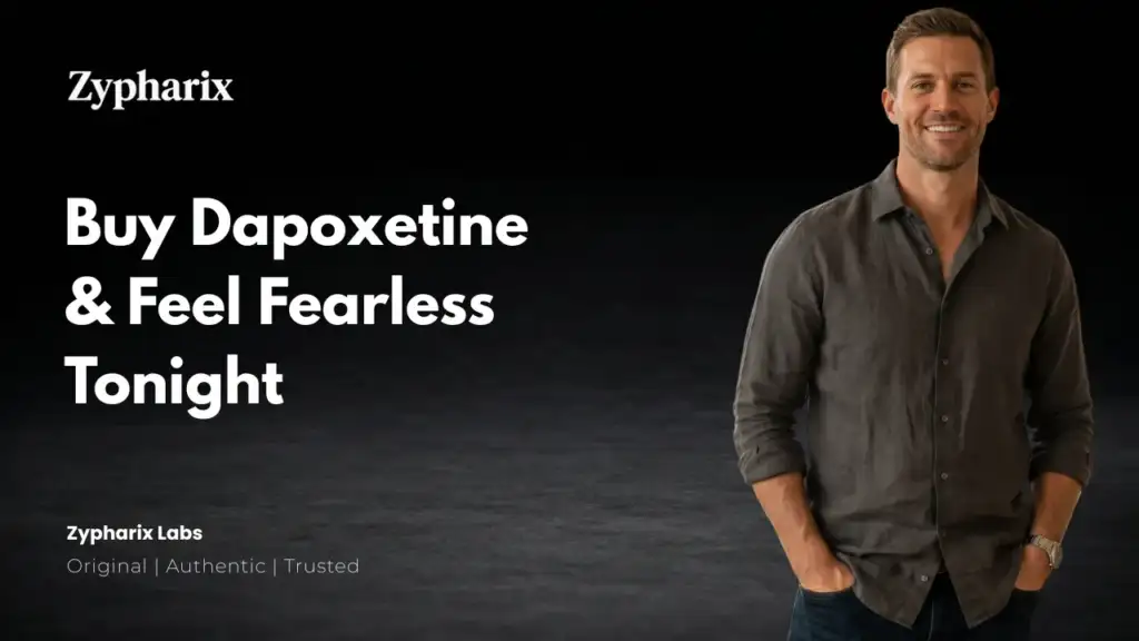 Buy Dapoxetine & Feel Fearless Tonight