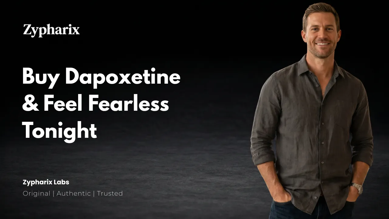 Buy Dapoxetine & Feel Fearless Tonight