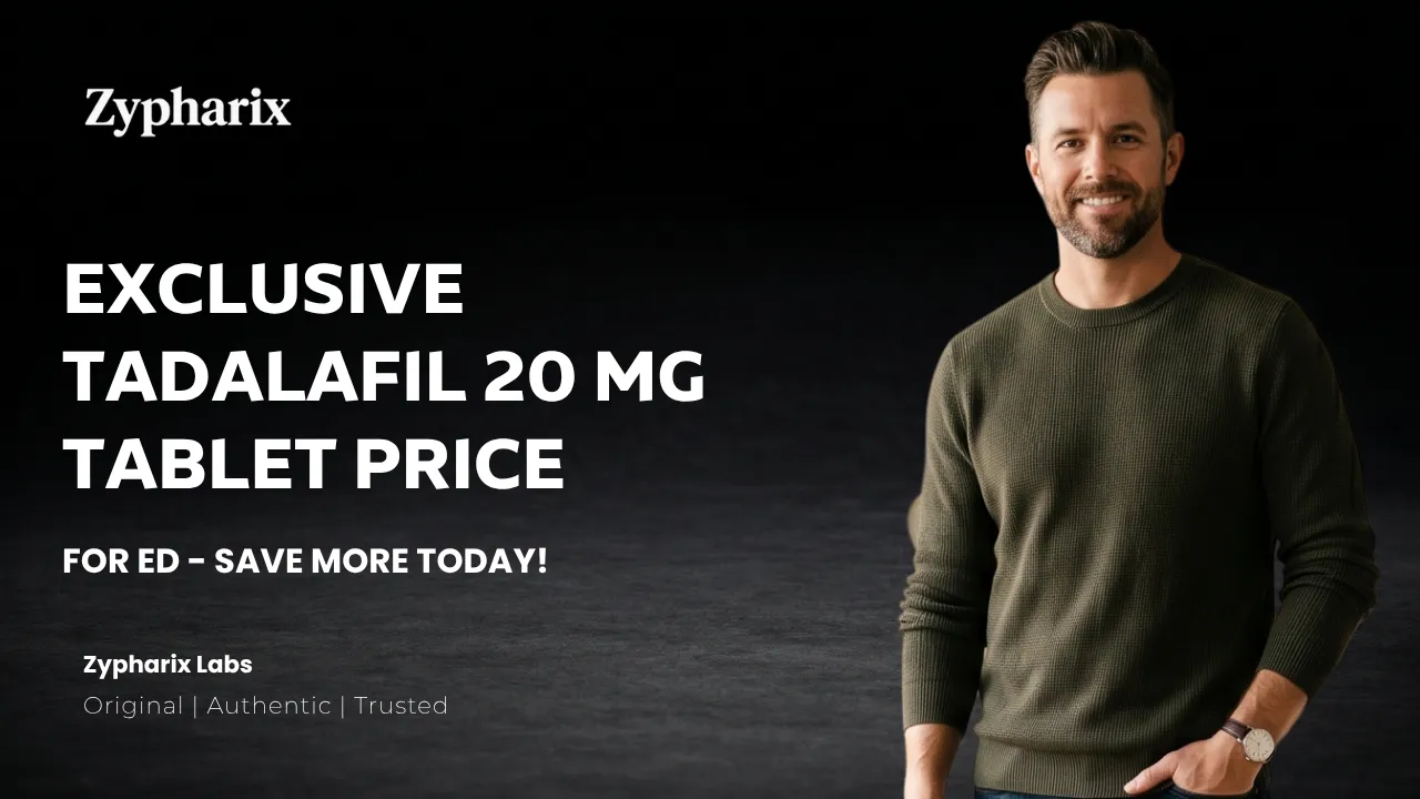 Exclusive Tadalafil 20 mg Tablet Price for ED - Save More Today